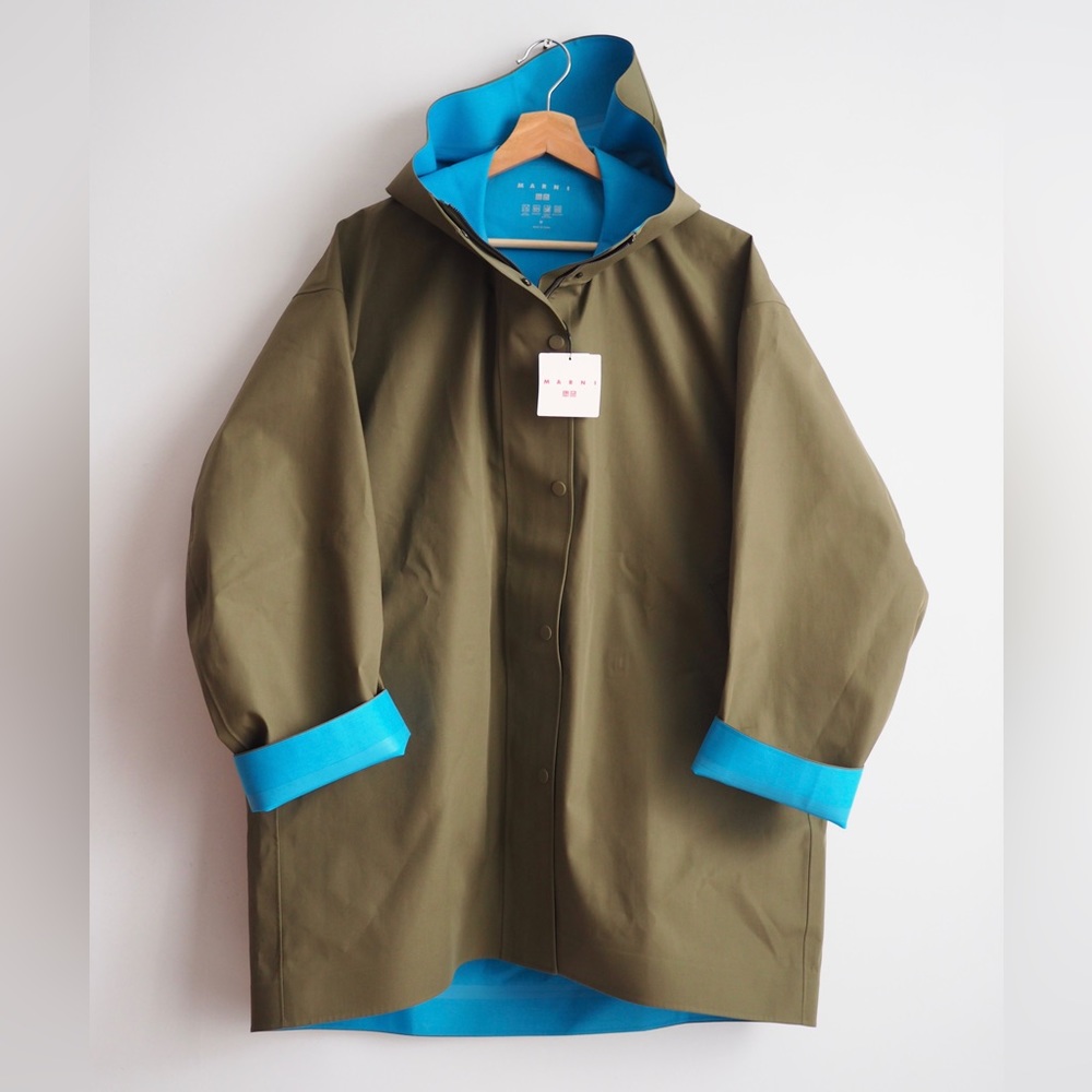 Unisex Marni blocktech oversized uniqlo raincoat